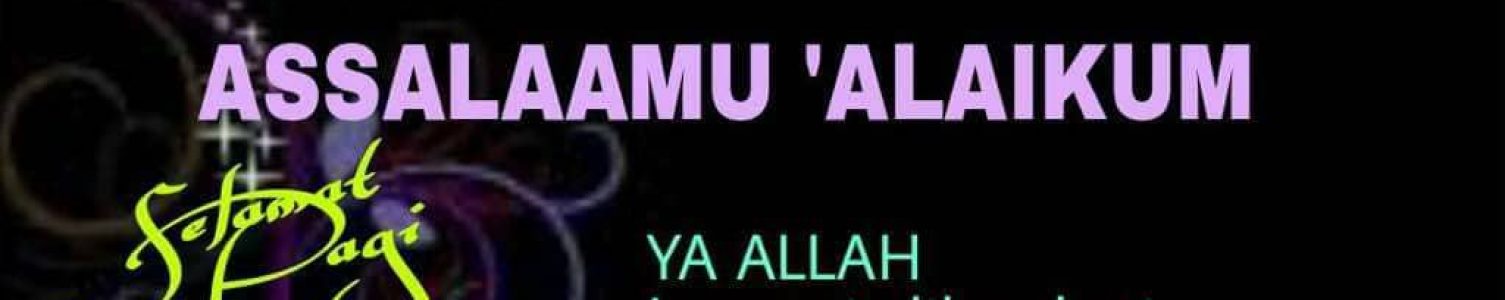 Syukur dan alhamdullilah.